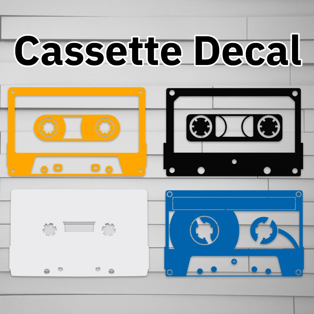 Cassette Tape Decals