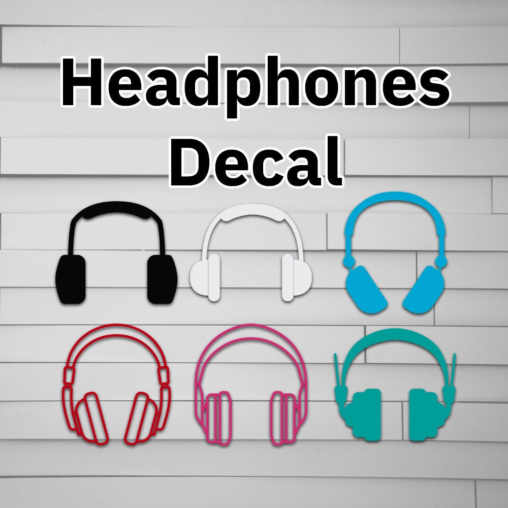 Headphones Decals Sticker – Atomic Decals