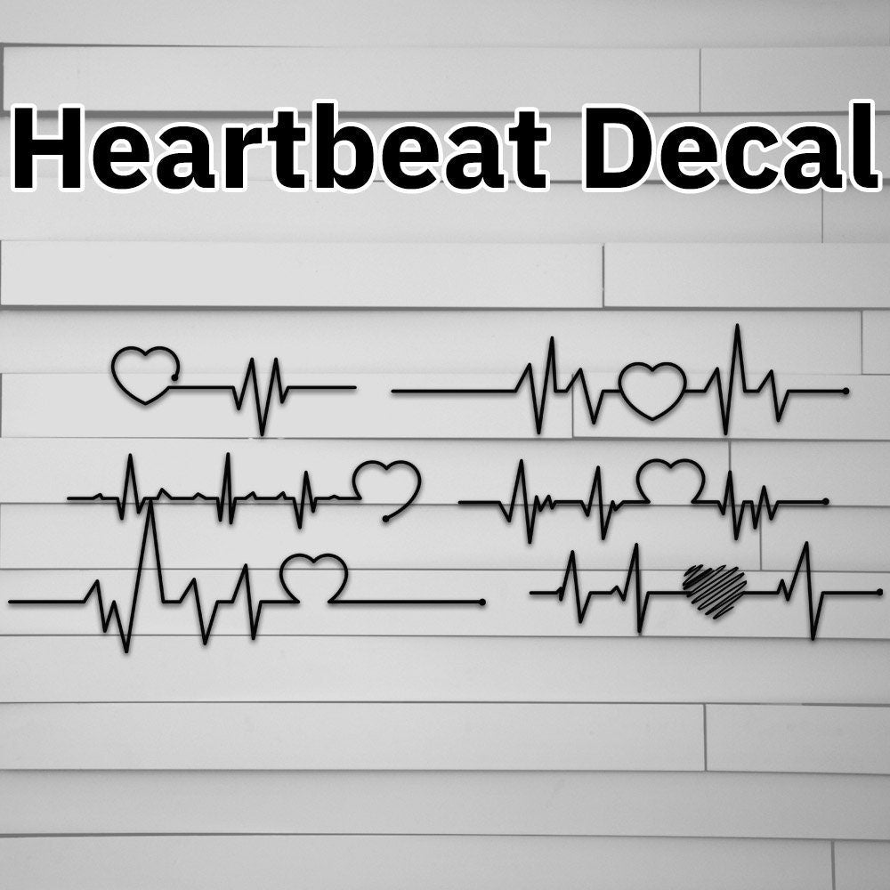 Heartbeat Decals