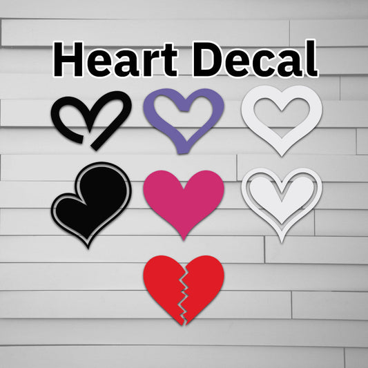 Heart Decals