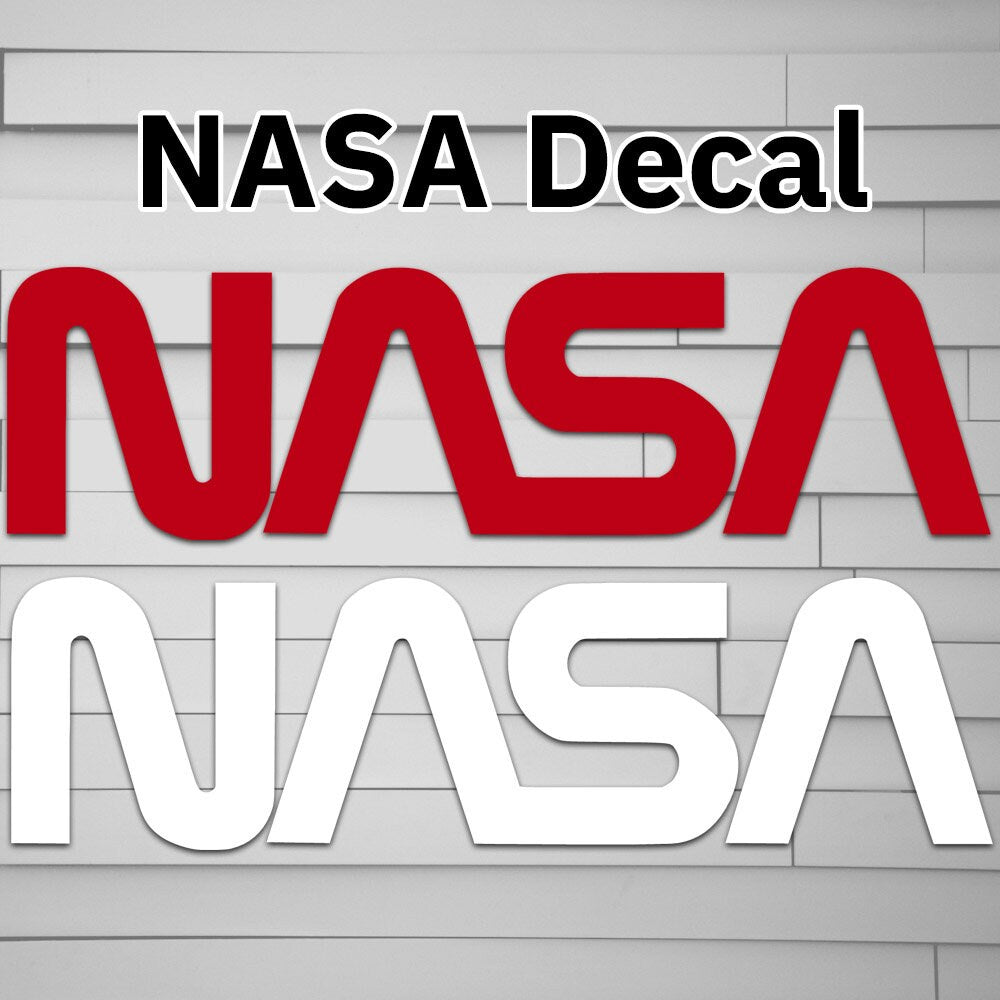 NASA Decal (Worm Logo)
