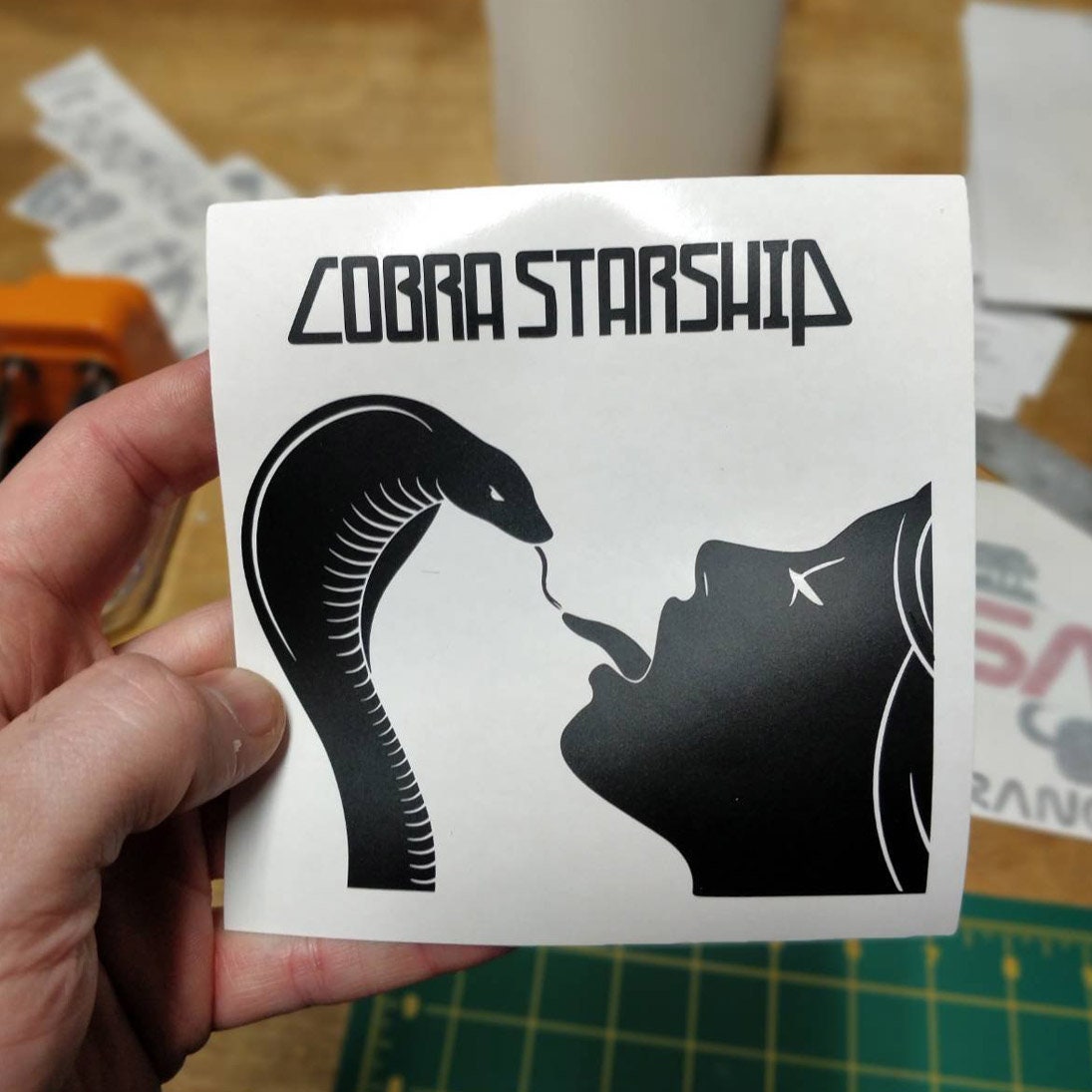 Cobra Command Decals Cobra Starship Decal Sticker – Atomic Decals