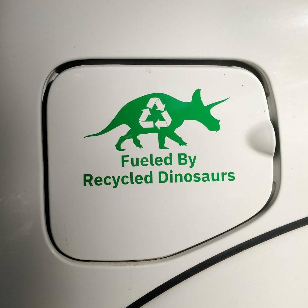 Chrome Dino Decal – Atomic Decals