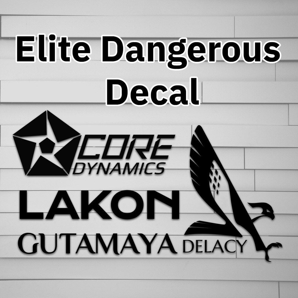 Elite Dangerous Manufacturer Decal Sticker