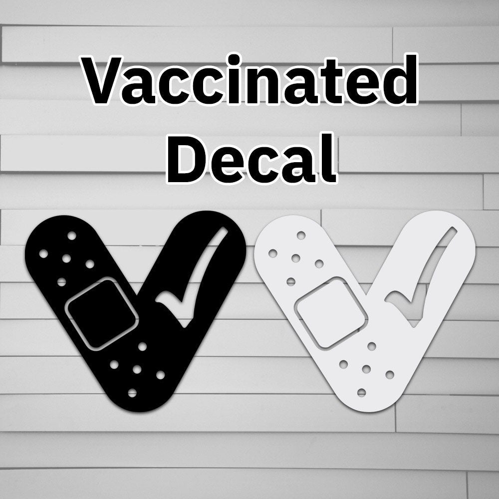 Vacula Sticker Vaccinated Decal Sticker – Atomic Decals