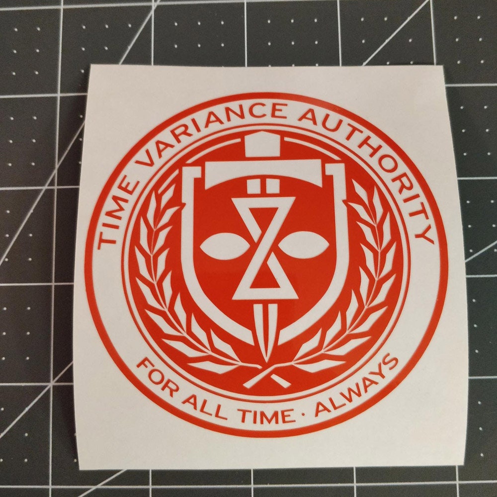 Time Variance Authority Decal