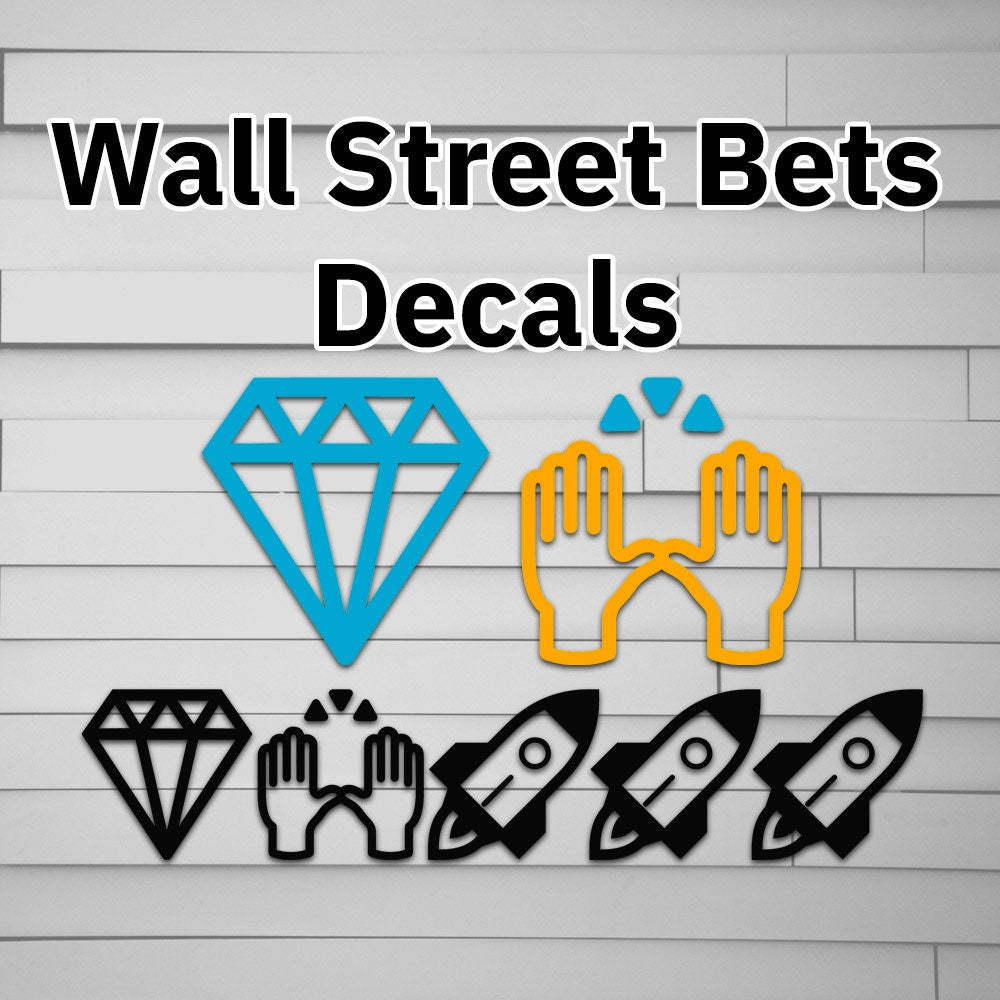 Wall Street Bets Diamond Hands Decal