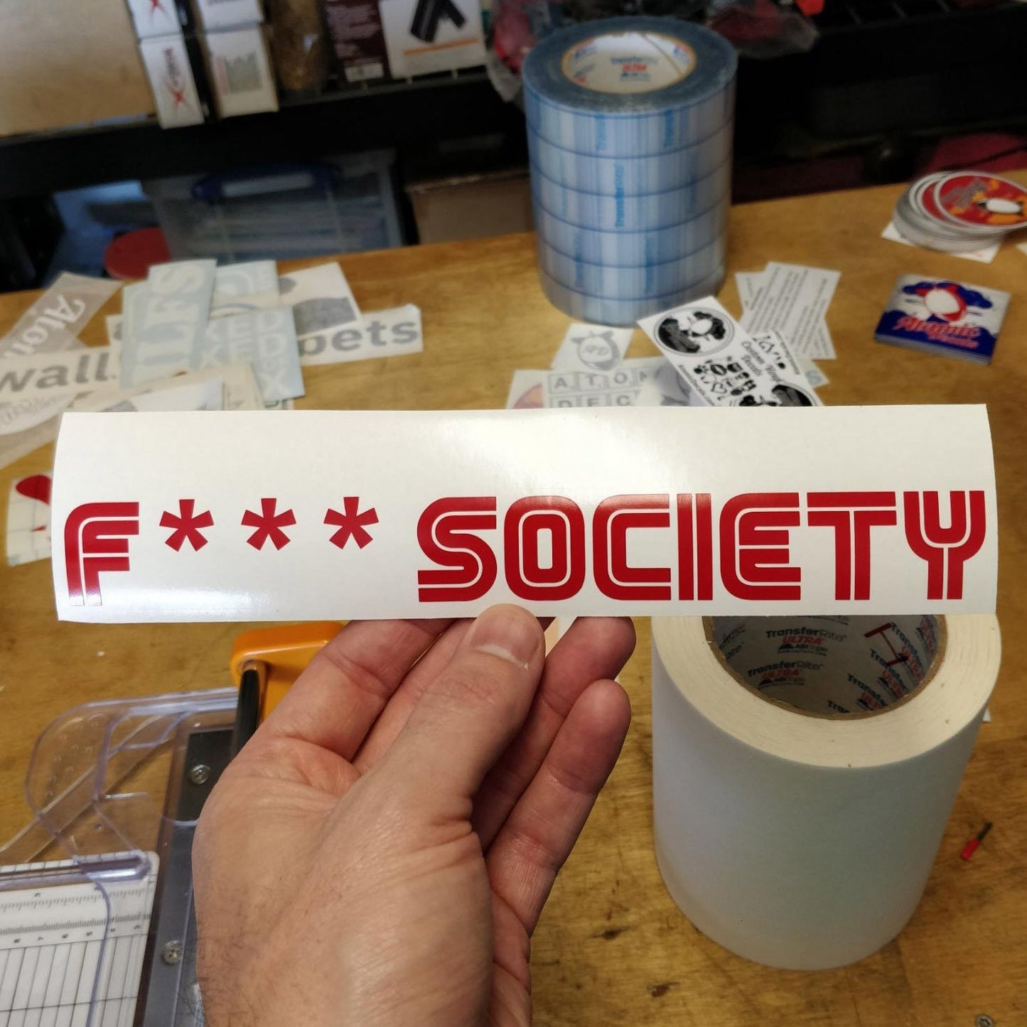 F Society Decal