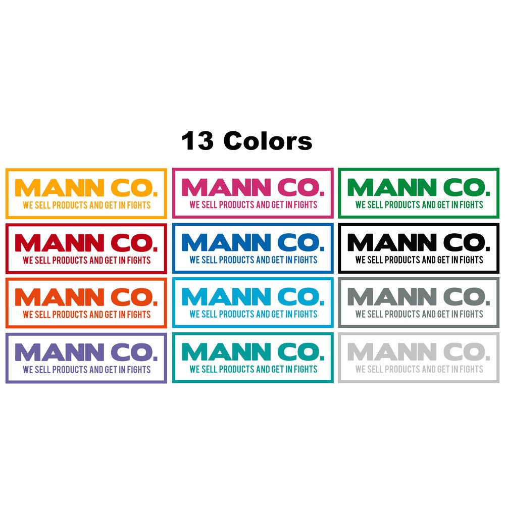 TF2 Mann Co., Red and Blue Decals