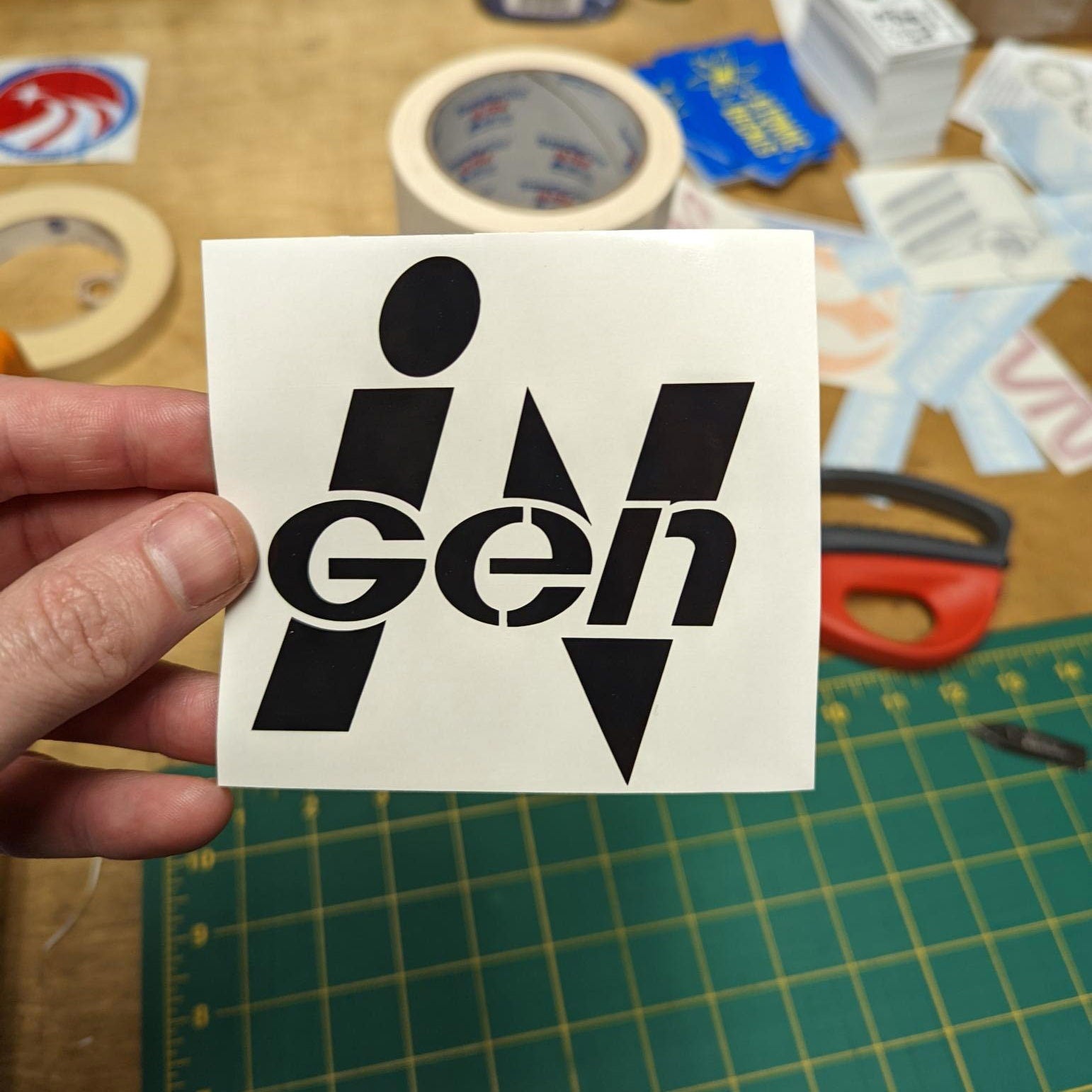 In Gen Sticker Ingen Decal Sticker – Atomic Decals