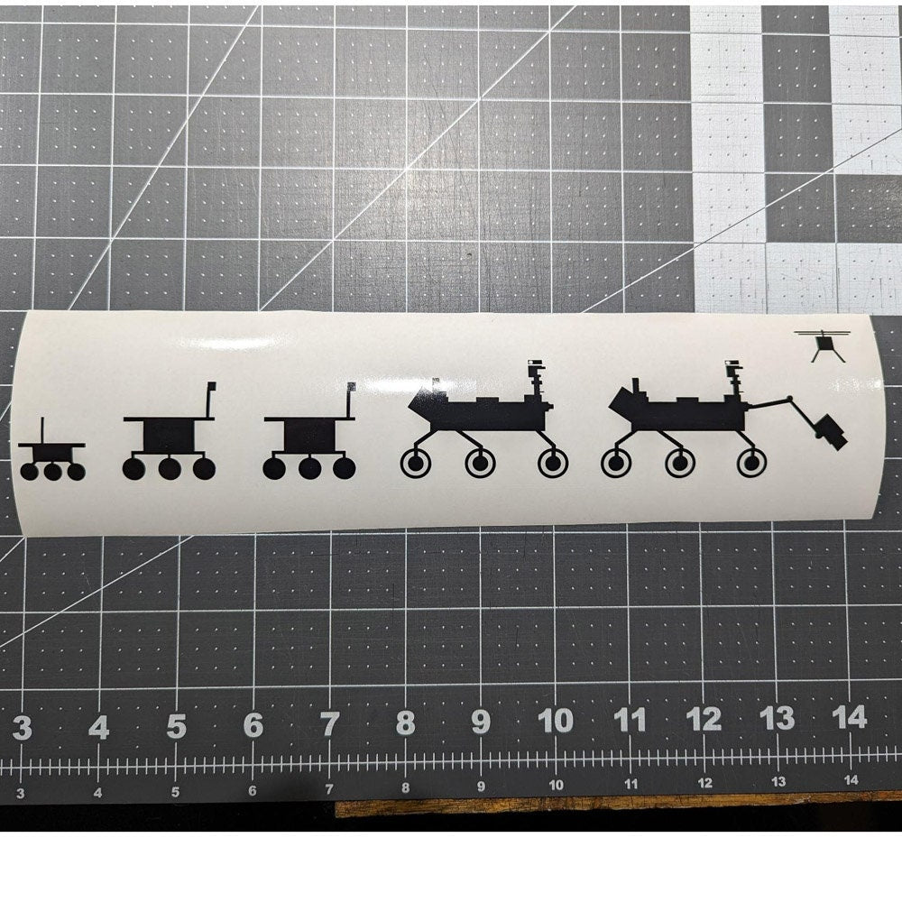 Mars Rover Tags Mars Rover Decal Sticker – Atomic Decals