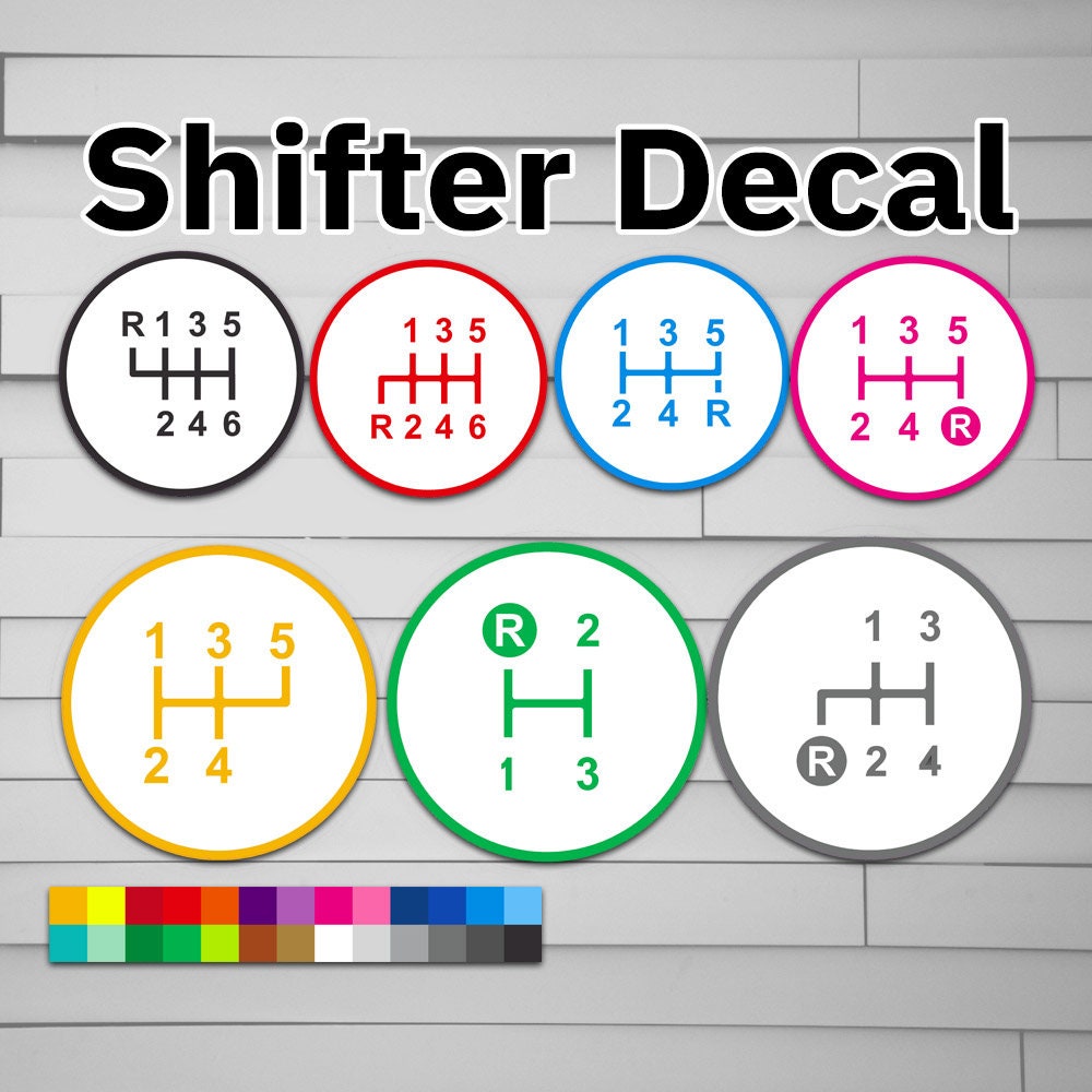 Shifter Decal Sticker – Atomic Decals