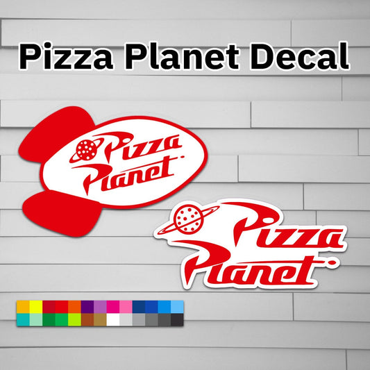 Pizza Planet Decal Sticker