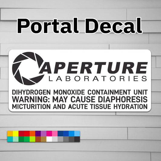 Aperture Laboratories Vinyl Decal