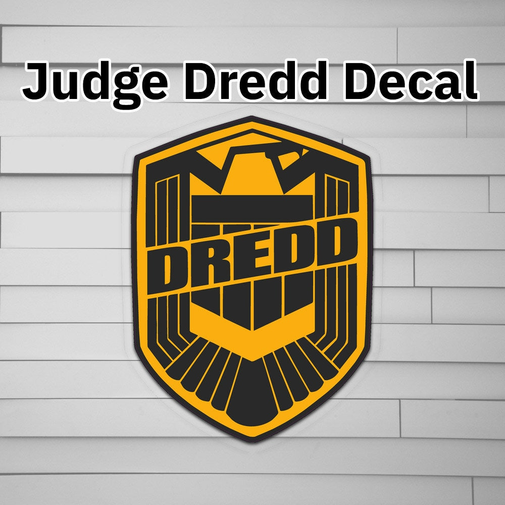 Sticker Dredd Judge Dredd Decal Sticker – Atomic Decals