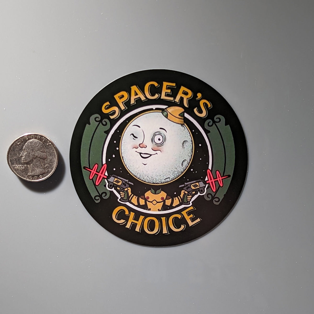 Sticker Spacer Spacer's Choice Decal Sticker – Atomic Decals