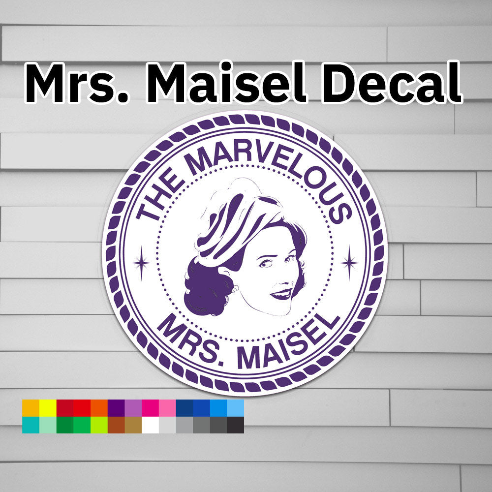 Marvelous Mrs. Maisel Decal Sticker – Atomic Decals