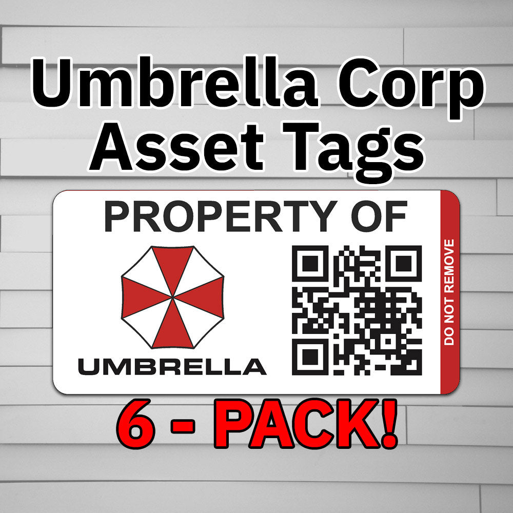 Umbrella Corporation Asset Tags
