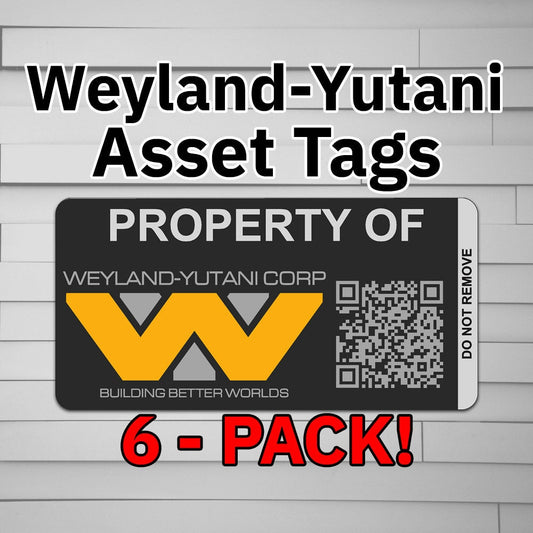 Weyland-Yutani Corp Asset Tags