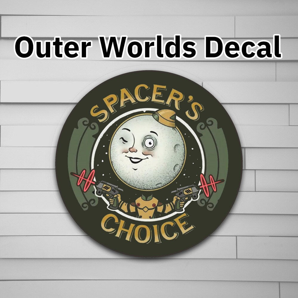 Sticker Spacer Spacer's Choice Decal Sticker – Atomic Decals