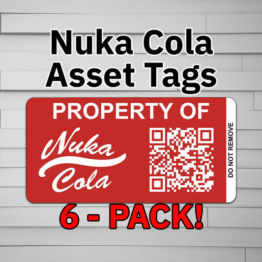 Fallout Nuka Cola Asset Tags