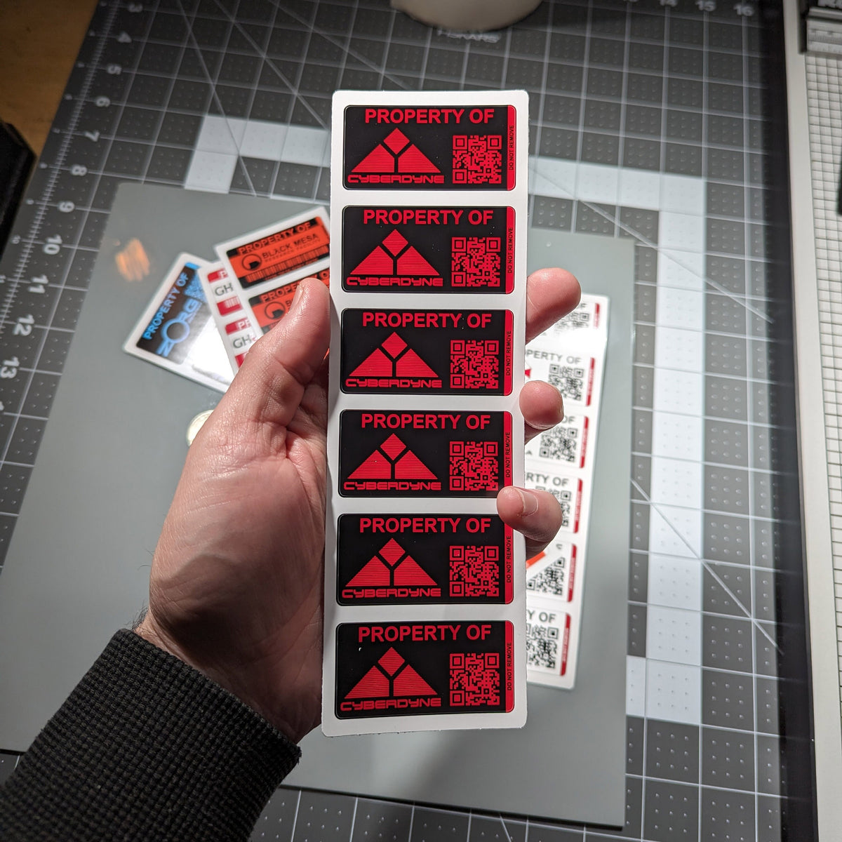 Skynet Sticker Cyberdyne Skynet Asset Tags Sticker – Atomic Decals