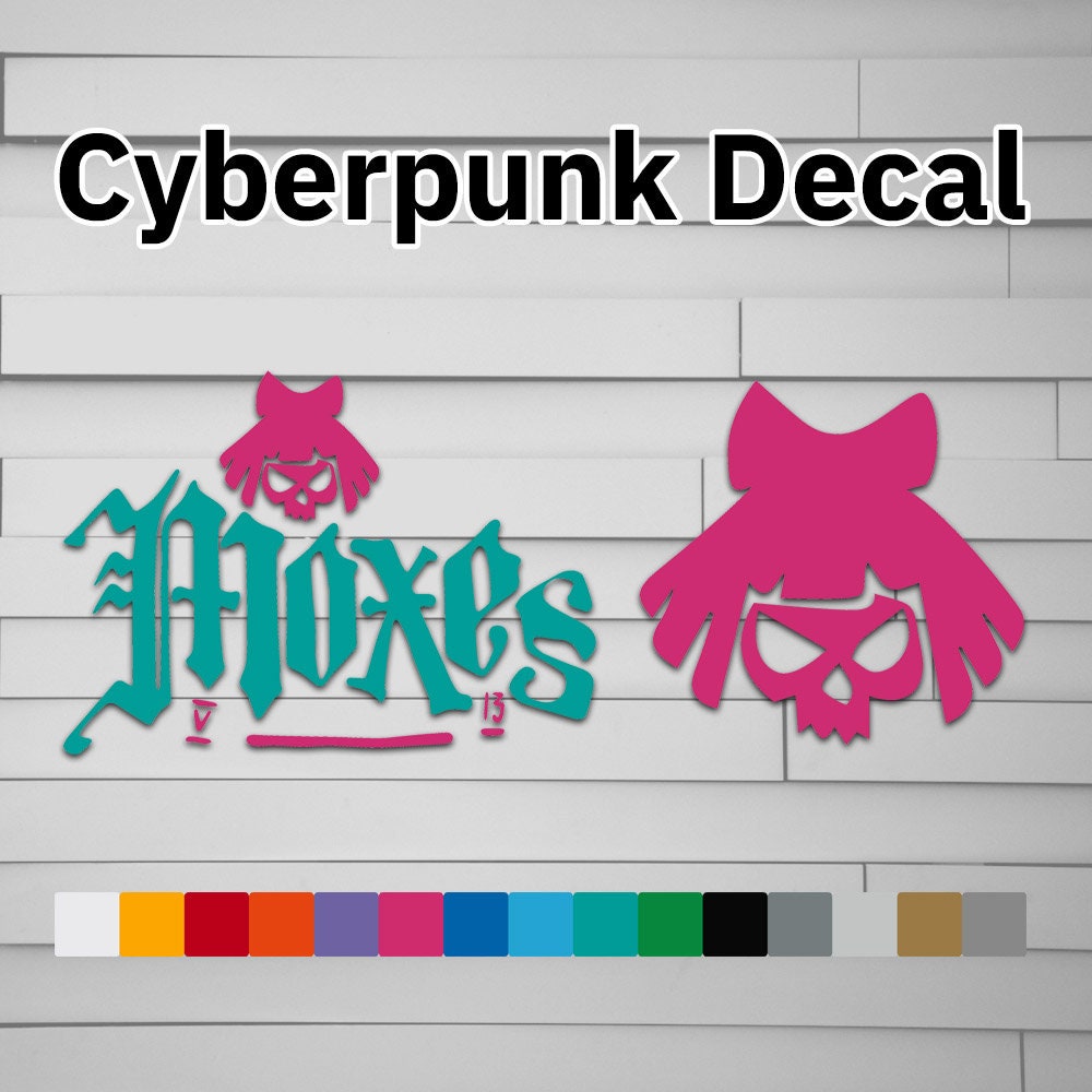 Cyberpunk Moxes Decal Sticker